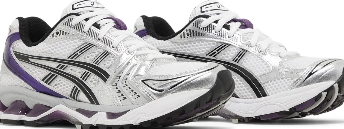 White ASICS Dark Gel-Kayano 14 Grape W 0801